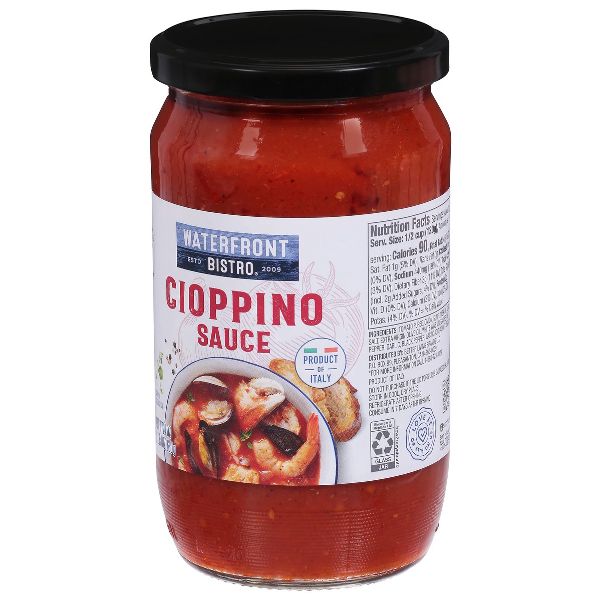 slide 6 of 9, Waterfront Bistro Cioppino Sauce 24 oz, 24 oz