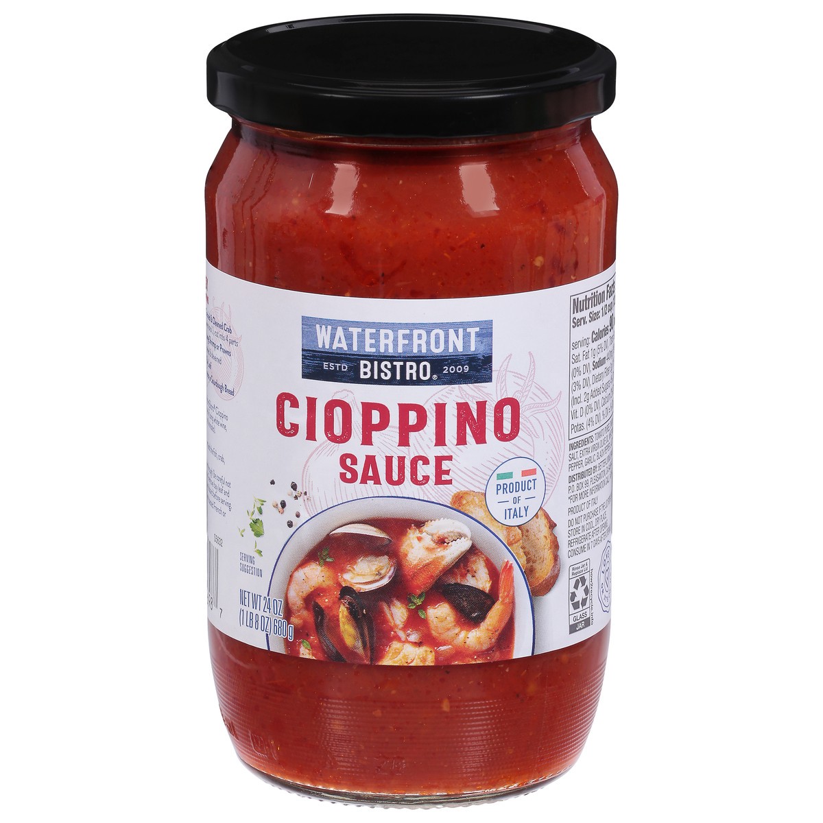 slide 1 of 9, Waterfront Bistro Cioppino Sauce 24 oz, 24 oz