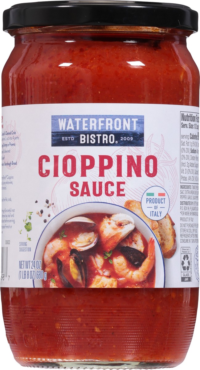 slide 4 of 9, Waterfront Bistro Cioppino Sauce 24 oz, 24 oz