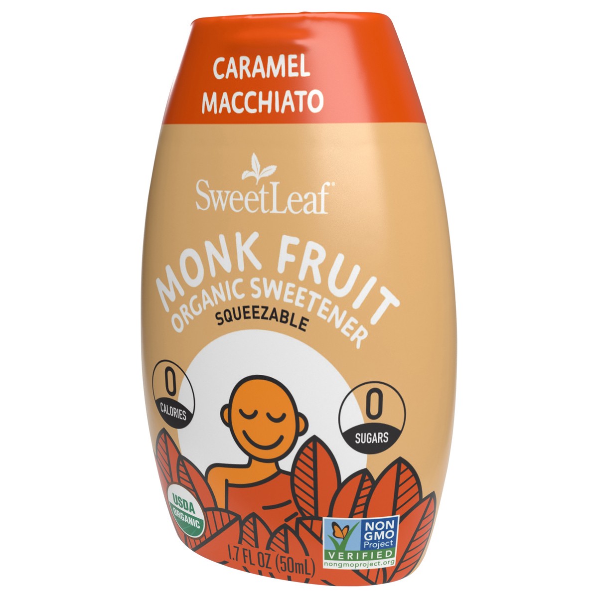 slide 4 of 5, Sweet Leaf Stevia Caramel Macchiato Monk Fruit Sweetener, 1.7 oz