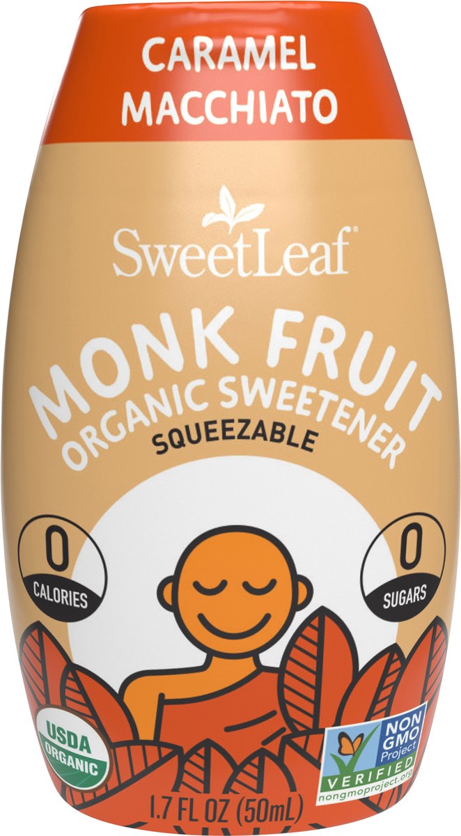 slide 1 of 5, Sweet Leaf Stevia Caramel Macchiato Monk Fruit Sweetener, 1.7 oz