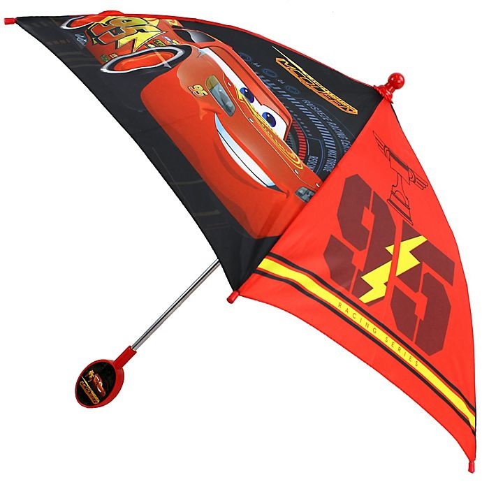 slide 2 of 2, Disney Nickelodeon Cars Umbrella - Red, 1 ct