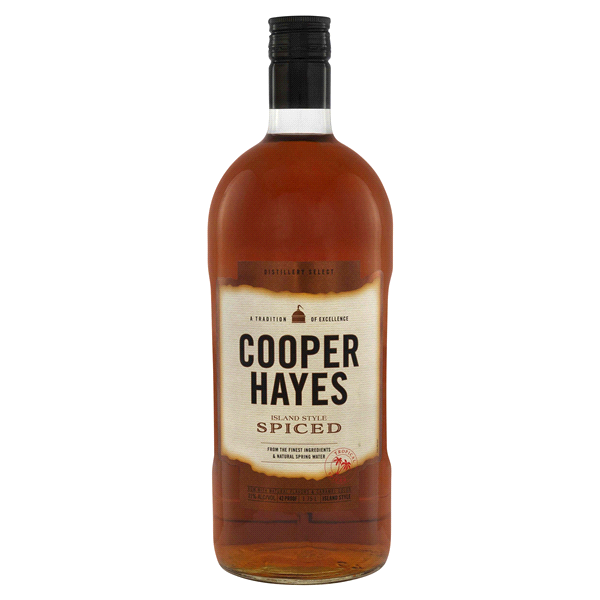 slide 1 of 1, Cooper Hayes Spiced Rum, 1.75 liter