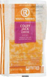 Rouses Markets Colby Jack Sliced Cheese 8 Slices - 8 ct