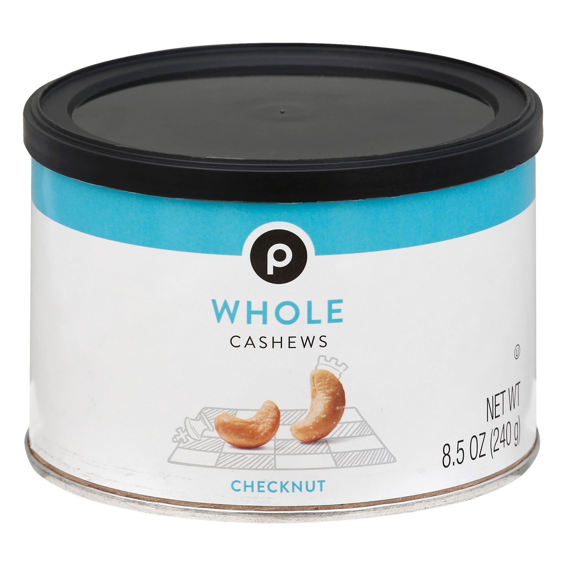 slide 1 of 1, Publix Whole Cashews, 8.5 oz