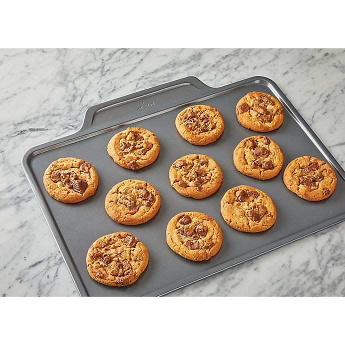 slide 6 of 8, All-Clad Pro-Release Cookie Sheet Pans with Rack, 3 ct