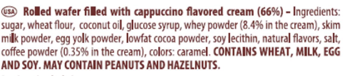 slide 4 of 5, Gastone Lago Lago Roll Break Cappuccino, 2.82 oz