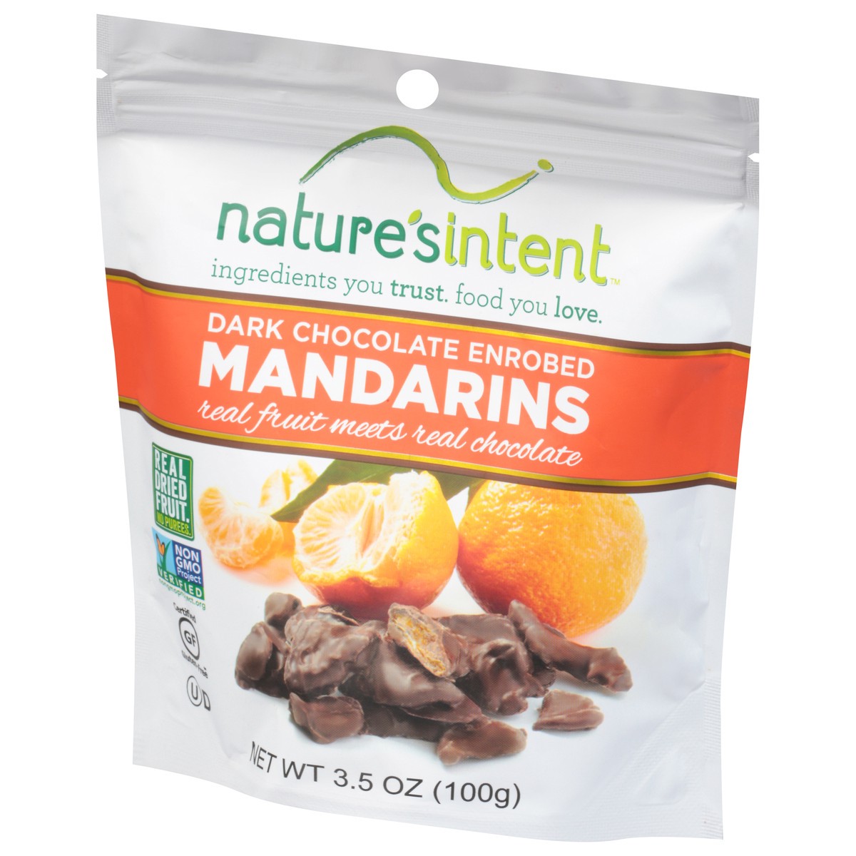 slide 11 of 12, Nature's Intent Dark Chocolate Enrobed Dried Mandarin - 3.5 Oz, 3.5 oz