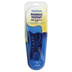 TopCare Premium Comfort Dual Gel Insoles For Men