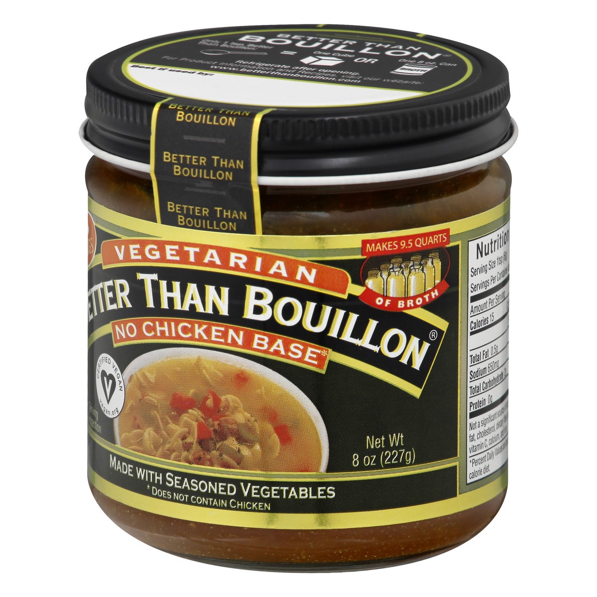 slide 5 of 9, Better than Bouillon Vegetarian Base 8 oz, 8 oz