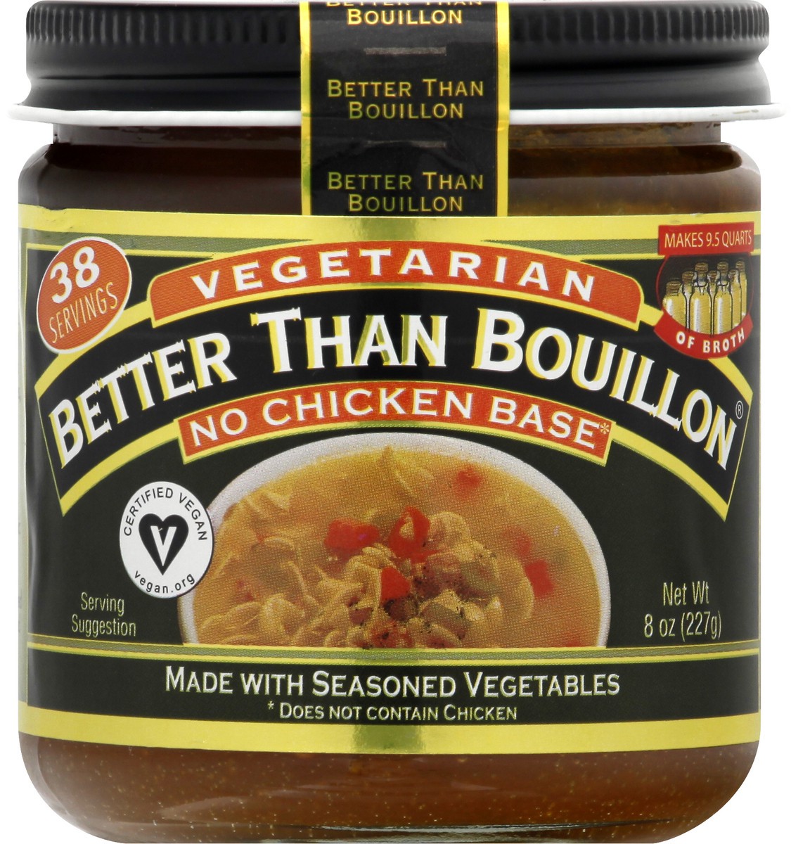 slide 9 of 9, Better than Bouillon Vegetarian Base 8 oz, 8 oz
