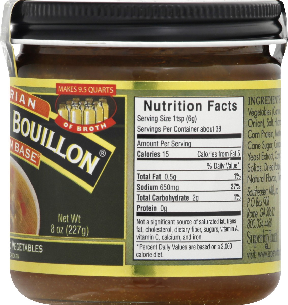 slide 7 of 9, Better than Bouillon Vegetarian Base 8 oz, 8 oz