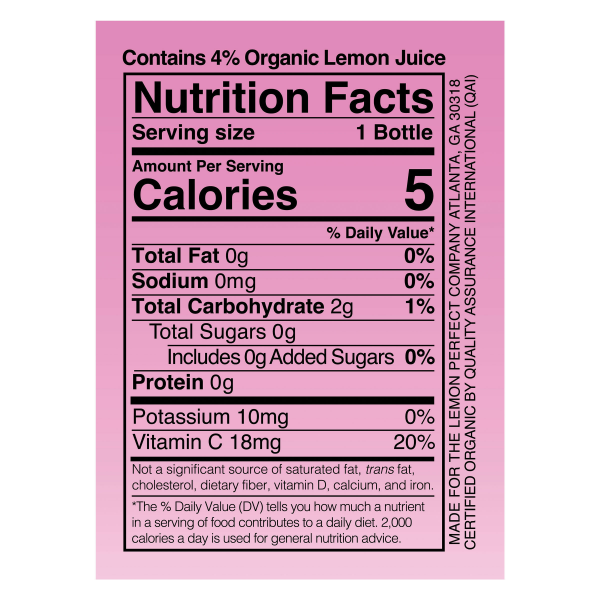 slide 2 of 9, Lemon Perfect Watermelon Organic Lemon Water, 15.2 fl oz