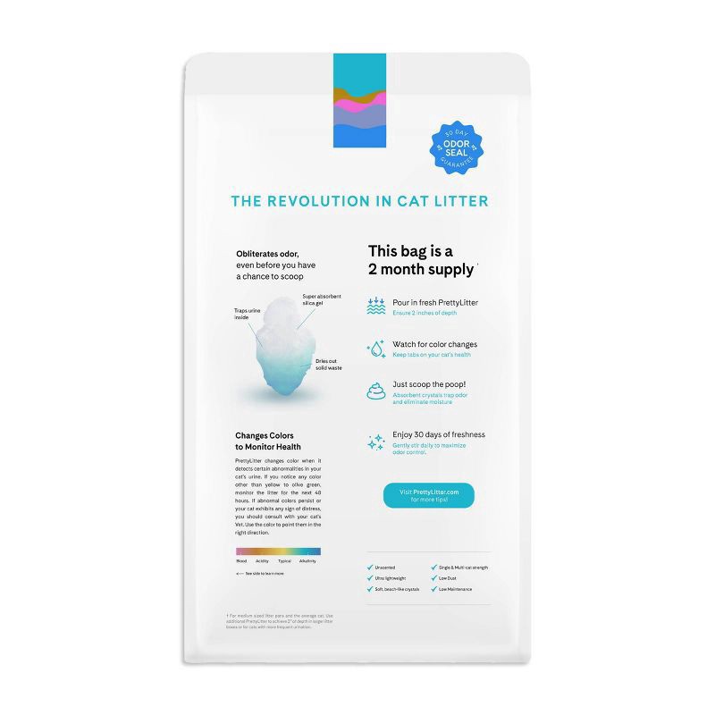 slide 3 of 6, PrettyLitter Cat Litter - 8lb, 8 lb