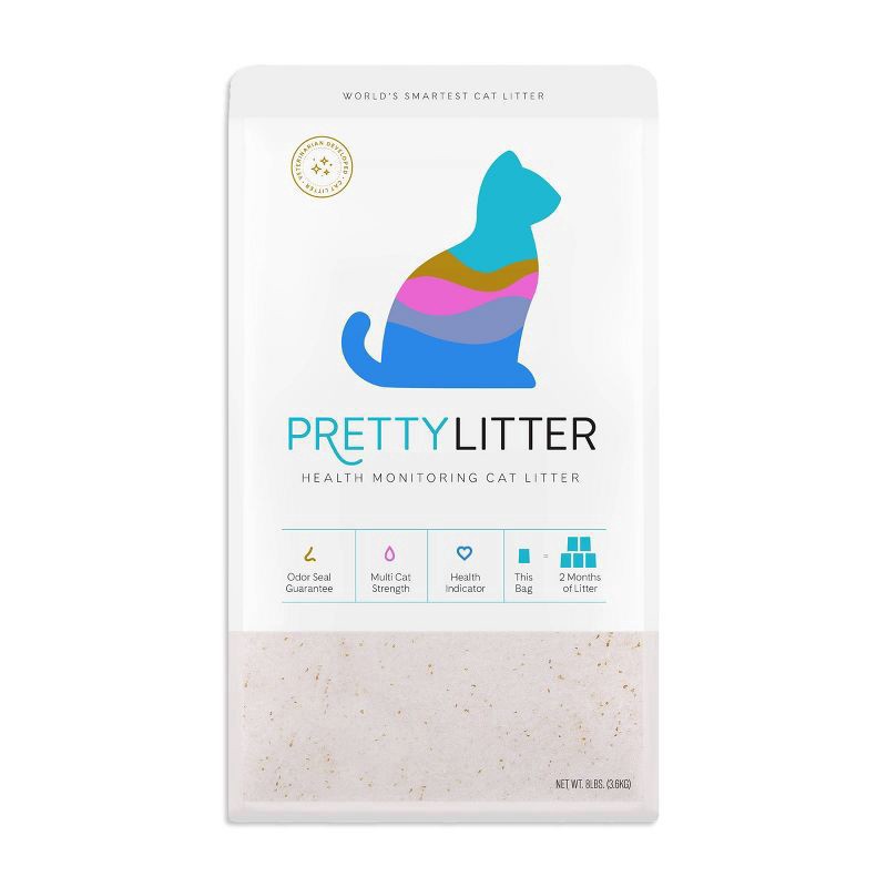 slide 1 of 6, PrettyLitter Cat Litter - 8lb, 8 lb