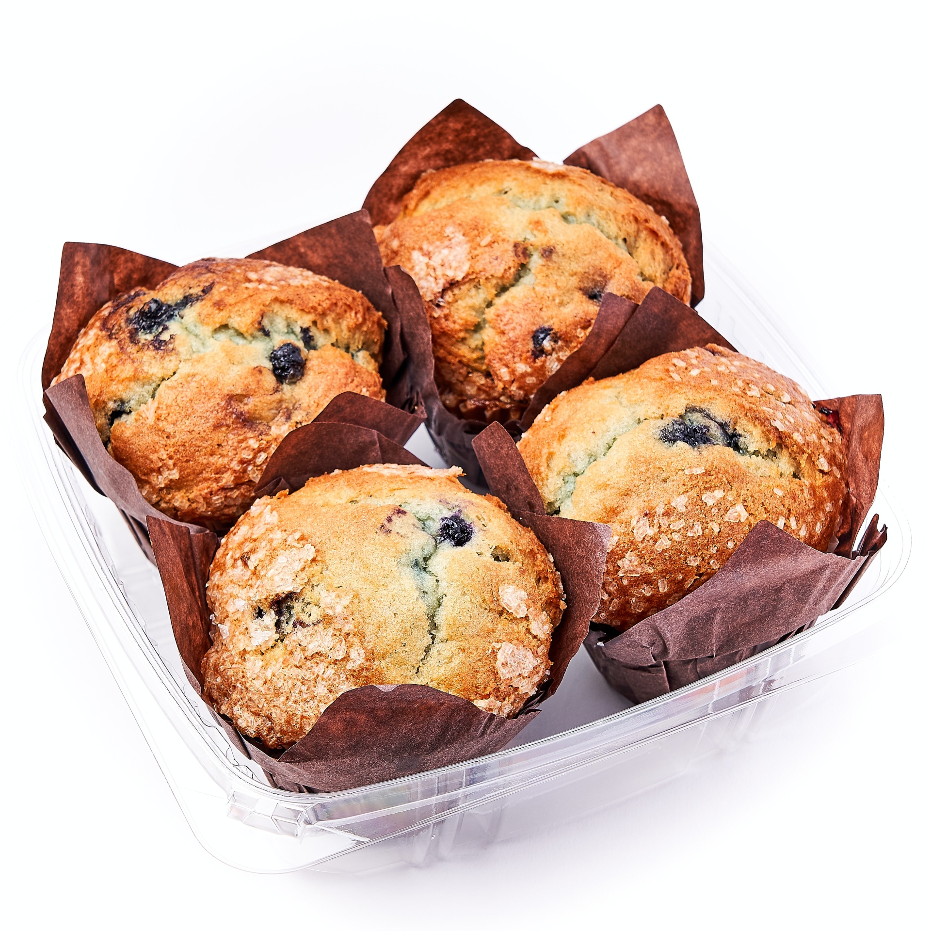 slide 1 of 1, Giant Eagle Market District Blueberry Muffins, 14 oz