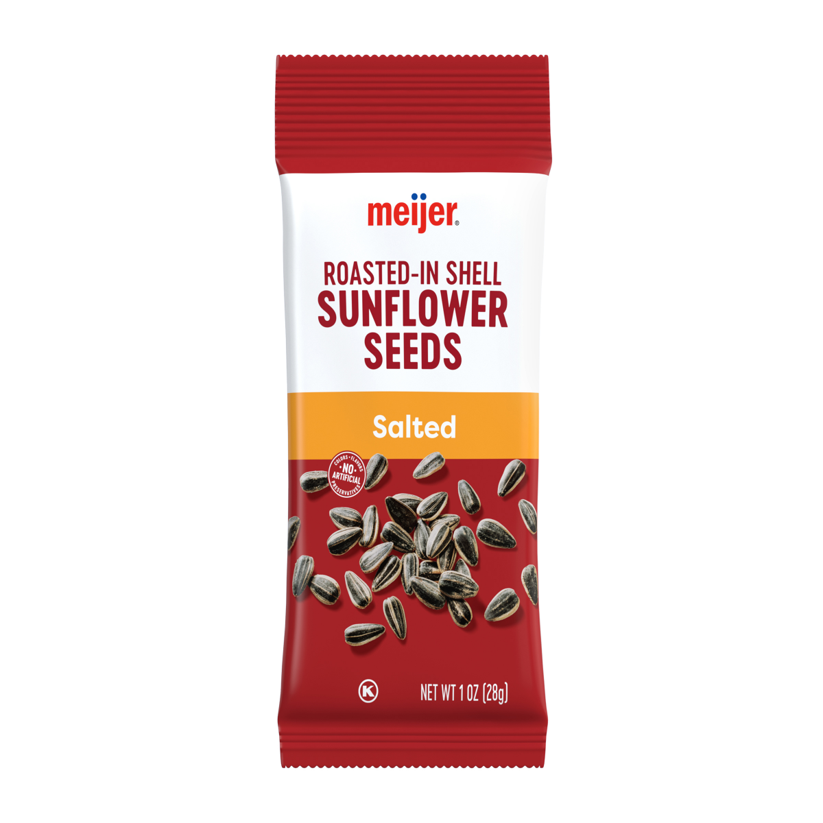 slide 1 of 2, Meijer Single Serve Sunflower Seeds In Shell 1oz, 1 oz