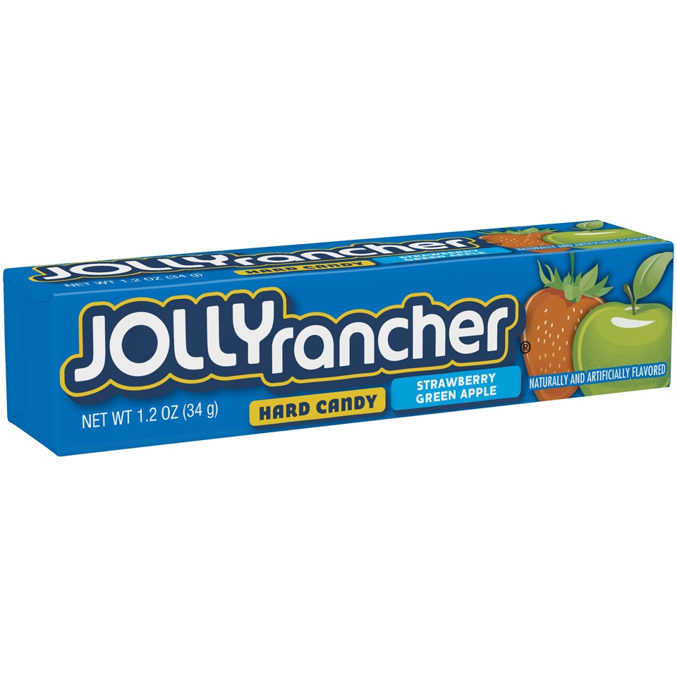 slide 1 of 5, Jolly Rancher Jolly Rancher Strawberry Green Apple Hard Candy, 1.2 oz