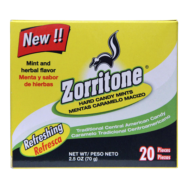 slide 1 of 1, Zorritone Mint & Herbal Flavor Hard Candy, 20 ct