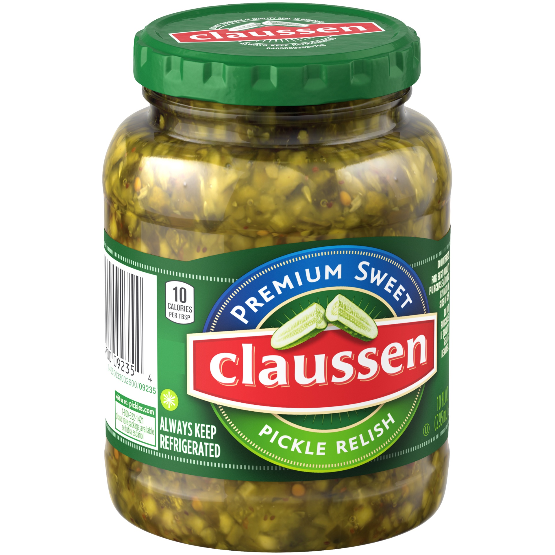 slide 2 of 6, Claussen Premium Sweet Pickle Relish, 10 fl oz