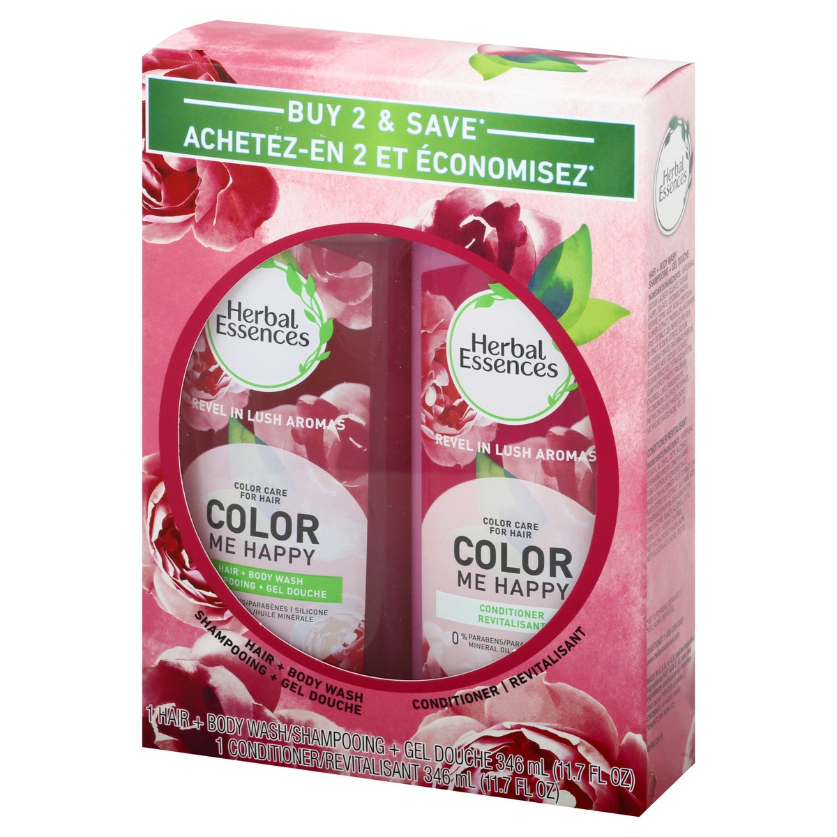 slide 3 of 9, Herbal Essences Color Me Happy Hair + Body Wash/Conditioner 1 ea, 1 ea