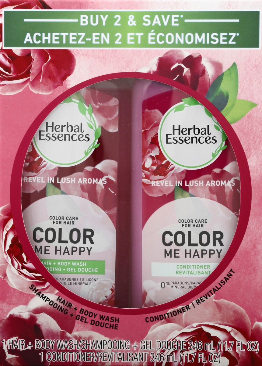 slide 6 of 9, Herbal Essences Color Me Happy Hair + Body Wash/Conditioner 1 ea, 1 ea