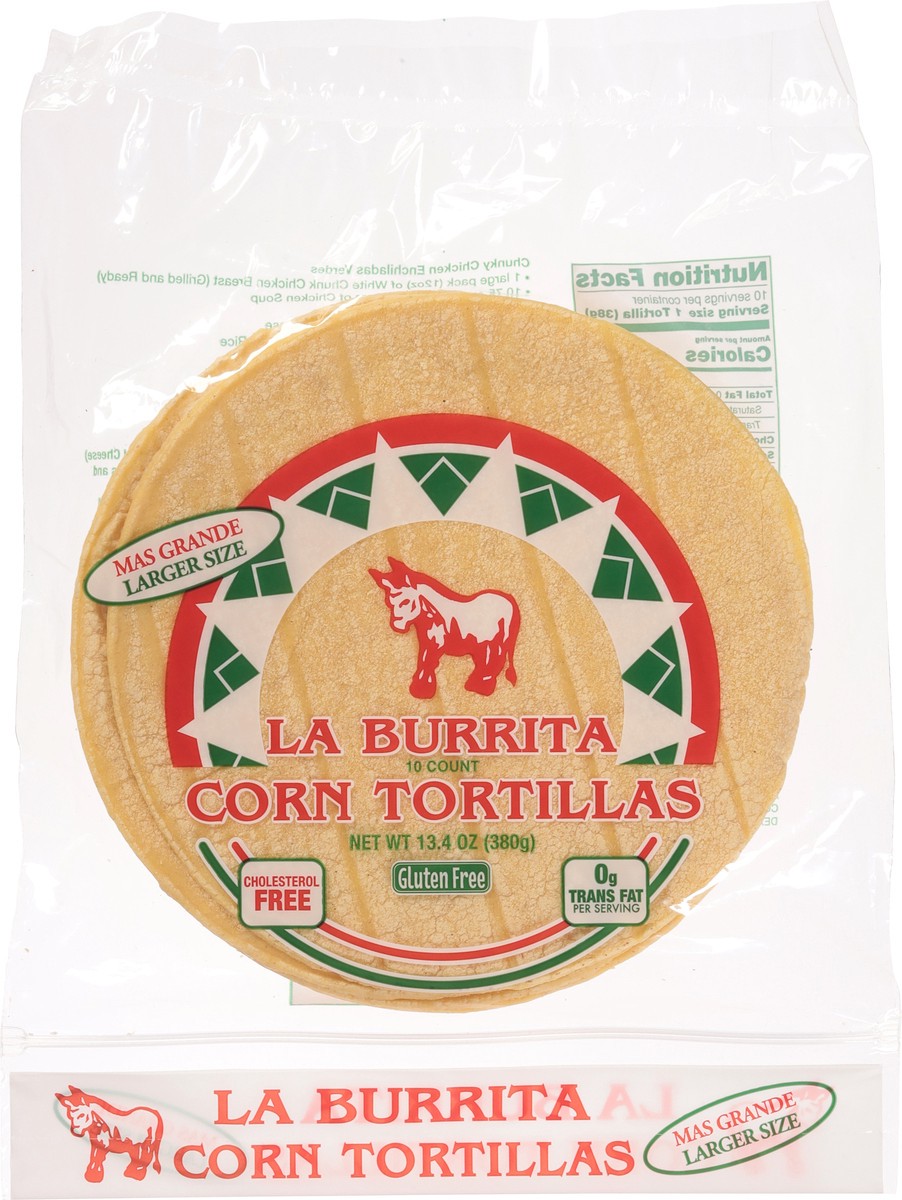slide 10 of 14, Reser's La Burrita 8in Corn Tortilla - 10 CT, 10 ct