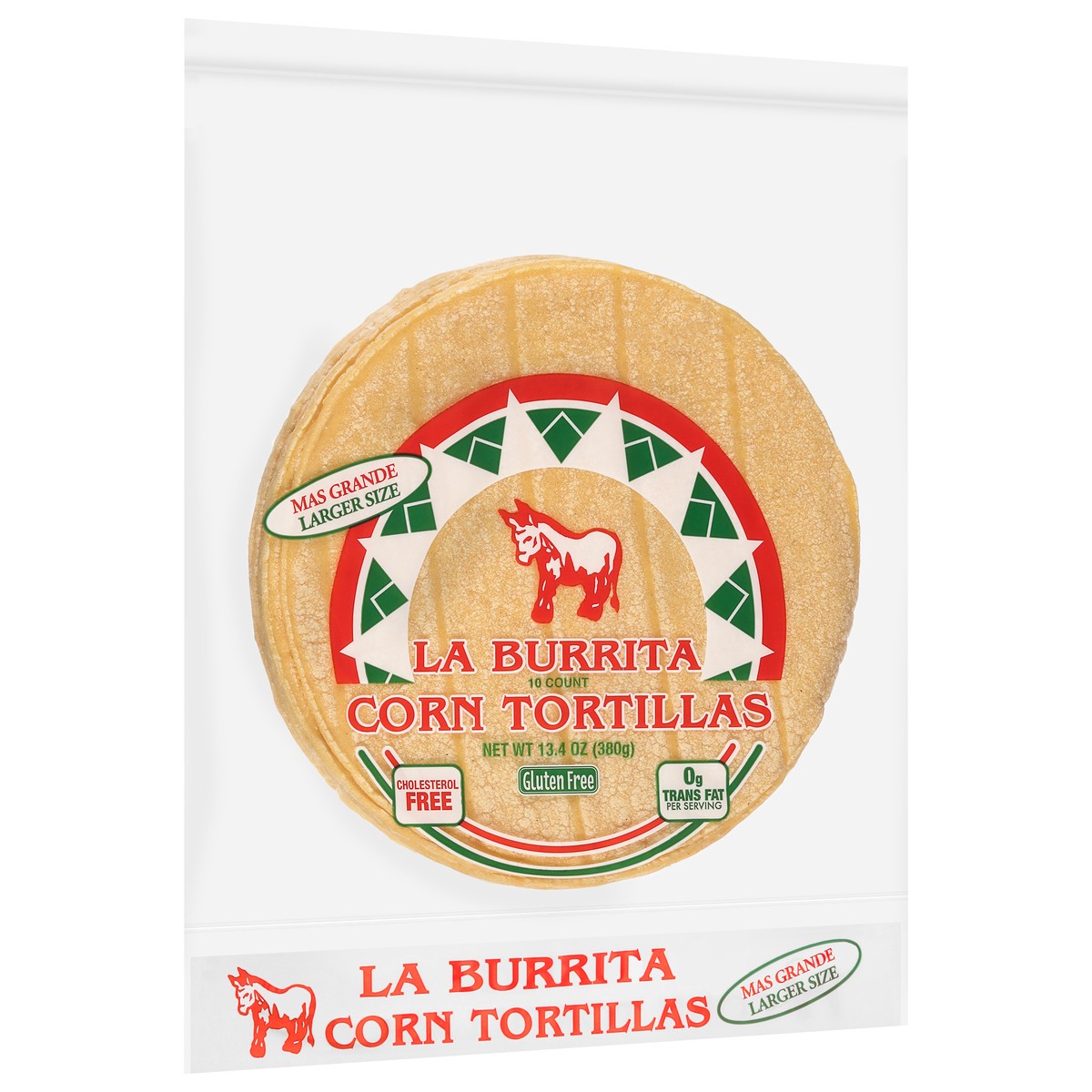 slide 9 of 14, Reser's La Burrita 8in Corn Tortilla - 10 CT, 10 ct