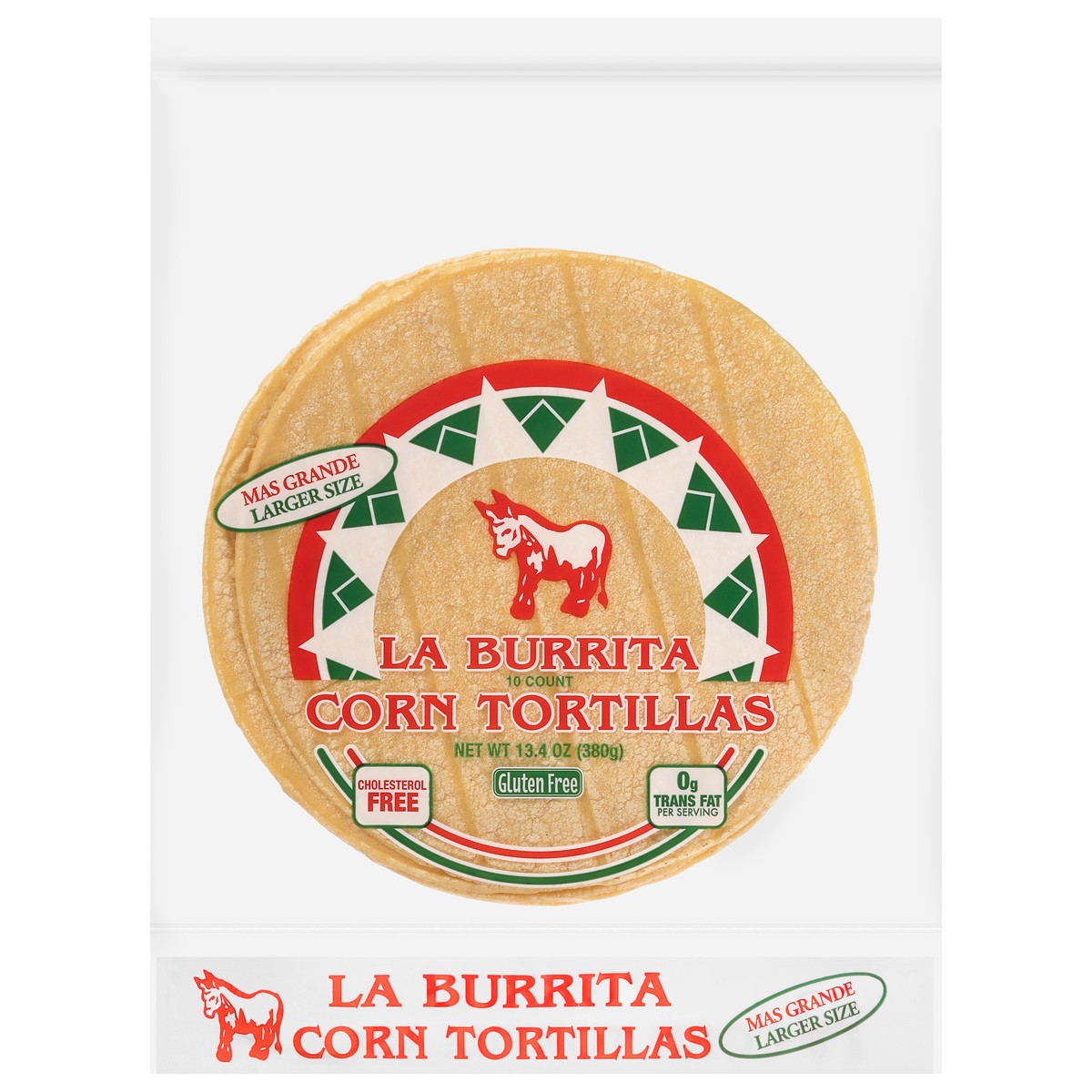 slide 7 of 14, Reser's La Burrita 8in Corn Tortilla - 10 CT, 10 ct