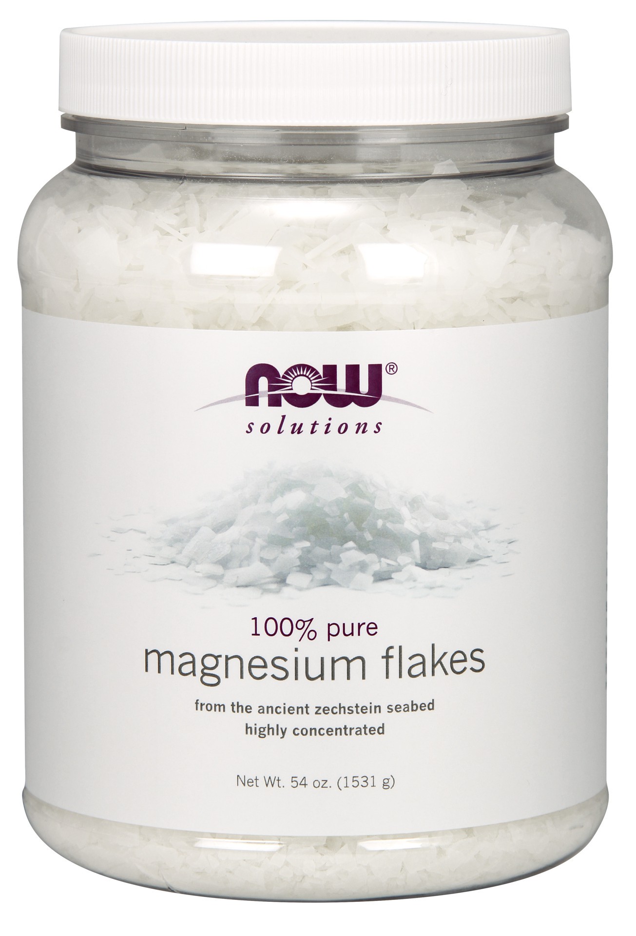 slide 1 of 4, NOW Solutions Magnesium Flakes - 54 oz., 54 oz