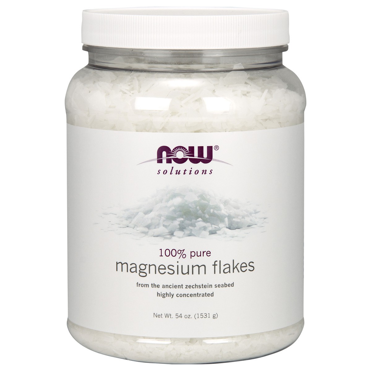 slide 1 of 4, NOW Magnesium Flakes - 54 oz., 54 oz