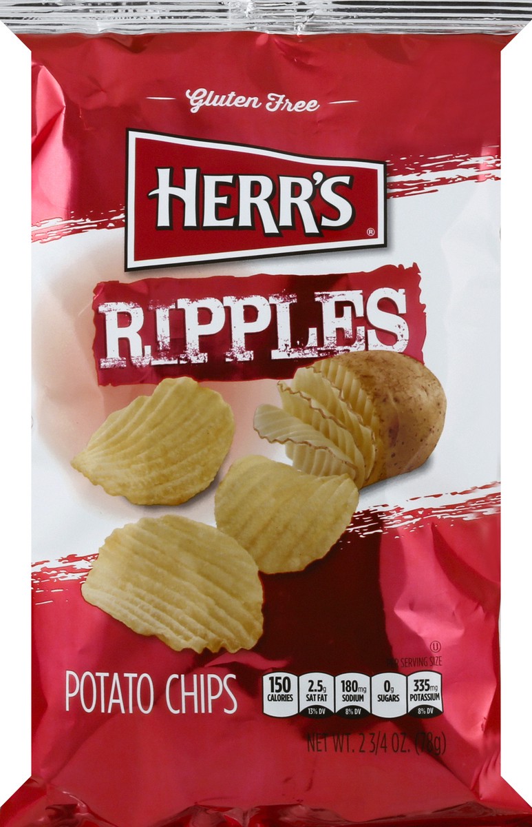 slide 5 of 6, Herr's Herrs Ripple Chip, 1 ct