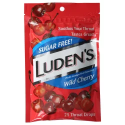 Luden's Wild Cherry Sugar Free Throat Drops