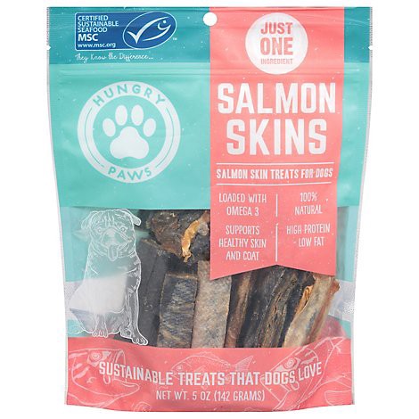 slide 1 of 1, Hungry Paws Treats Dog Salmon Skins - 5 OZ, 5 oz