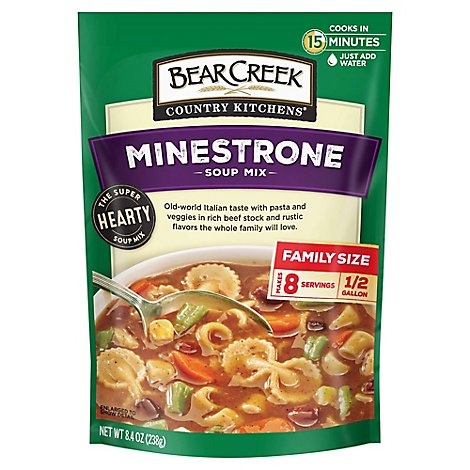 slide 1 of 1, Bear Creek Dry Minestrone Soup Mix - 8.4 Oz, 8.4 oz