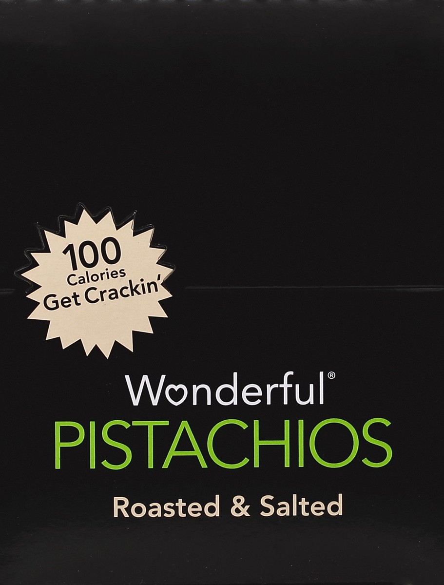 slide 2 of 4, Wonderful Wonderful Pistachios, Roasted & Salted, 1.25 oz