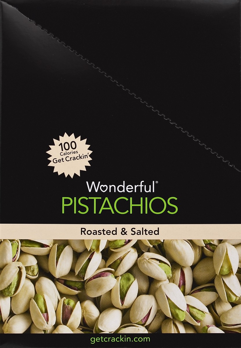 slide 3 of 4, Wonderful Wonderful Pistachios, Roasted & Salted, 1.25 oz