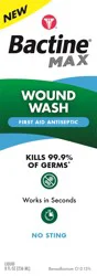 Bactine MAX Wound Wash First Aid Antiseptic Liquid