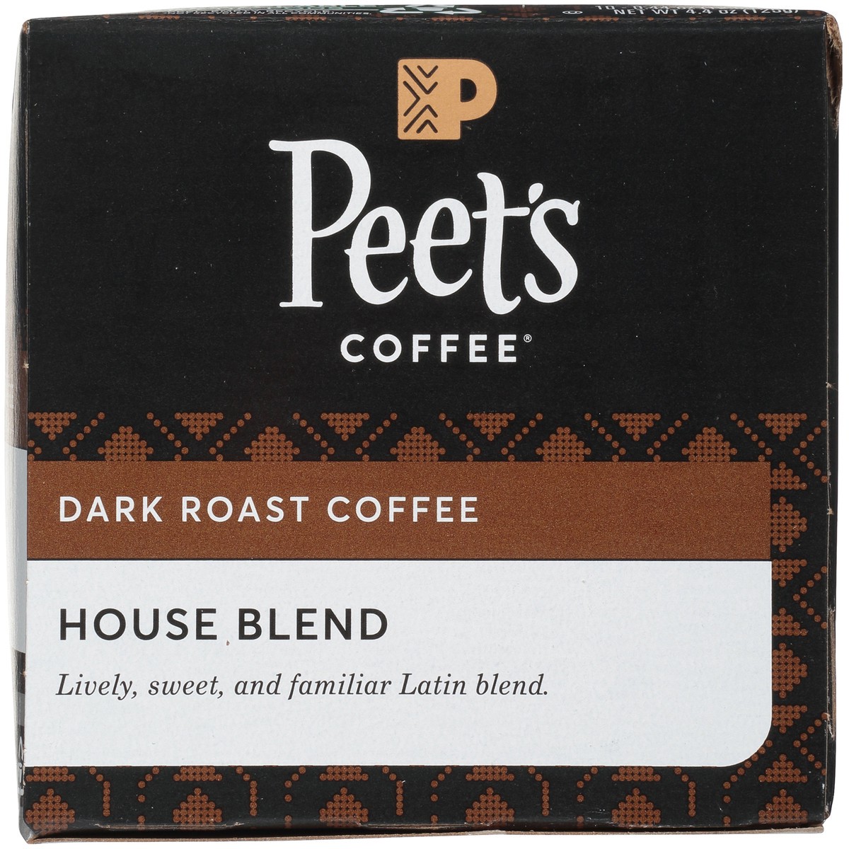 slide 5 of 9, Peet's Coffee House Blend Dark Roast Coffee K-Cup Pods - 4.4 oz, 4.4 oz