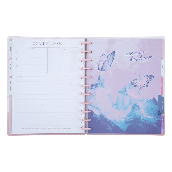 slide 2 of 10, 2024 Happy Planner Monthly/Weekly Big Happy Planner, 8 1/2" x 11", Opal Mountain, July 2024 to June 2025, 1 ct