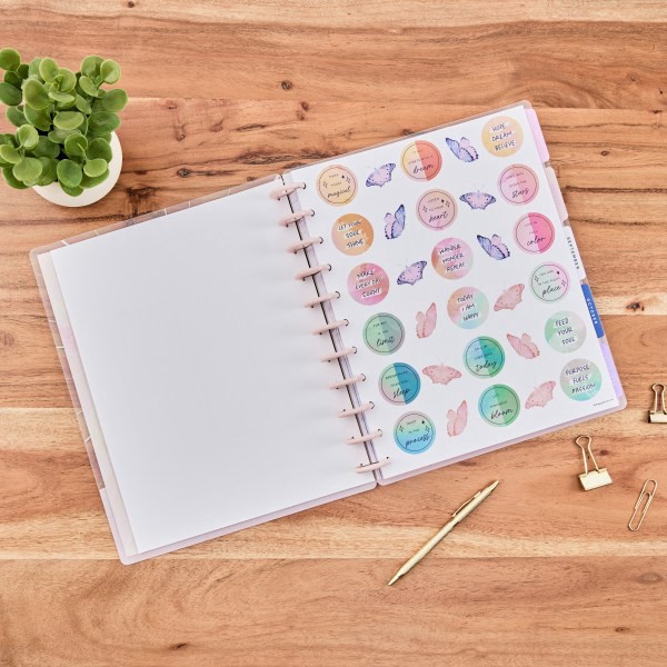 slide 4 of 10, 2024 Happy Planner Monthly/Weekly Big Happy Planner, 8 1/2" x 11", Opal Mountain, July 2024 to June 2025, 1 ct