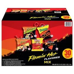 Frito-Lay Snacks Flamin' Hot Mix Variety 52 1/2 Oz, 30 Count