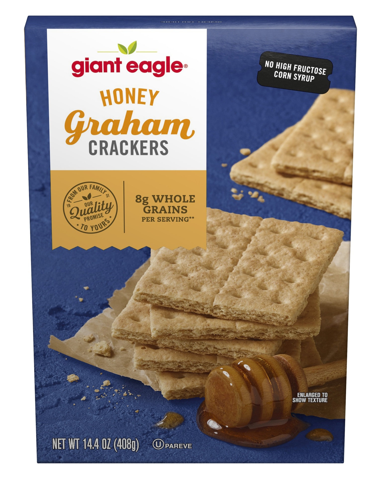 slide 1 of 1, Giant Eagle Graham Crackers, Honey, 14.4 oz