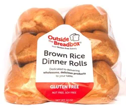 Outside the Breadbox Brown Rice Dinner Rolls