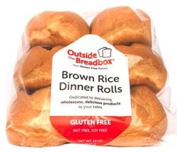 Outside the Breadbox Brown Rice Dinner Rolls
