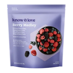 Know & Love Berry Medley Frozen Fruit 48 Ounces