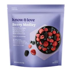Know & Love Berry Medley Frozen Fruit 48 Ounces