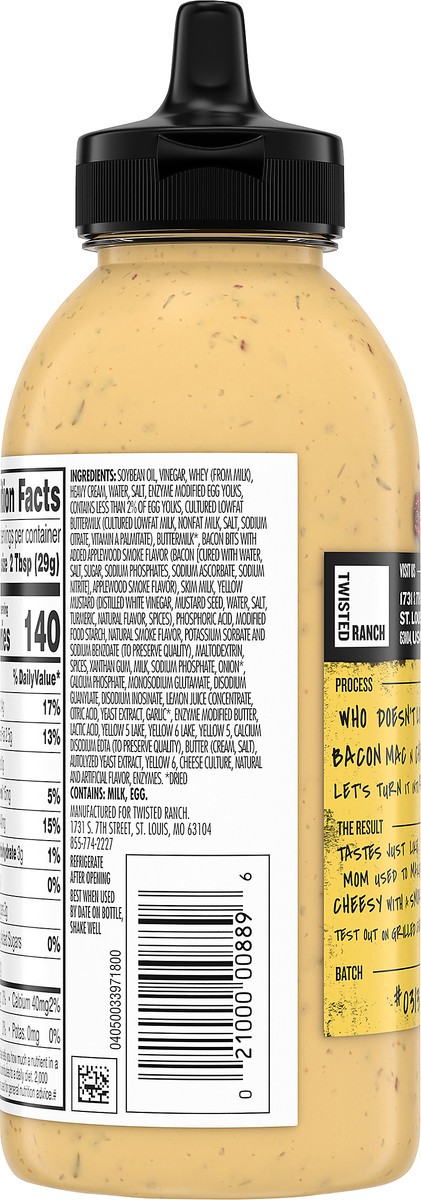 slide 9 of 9, Twisted Ranch Cheesy Smoked Bacon Dressing 13 fl. oz. Bottle, 13 fl oz