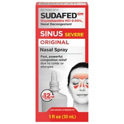 Sudafed Sinus Severe Original Nasal Spray Decongestant, 1 fl. oz