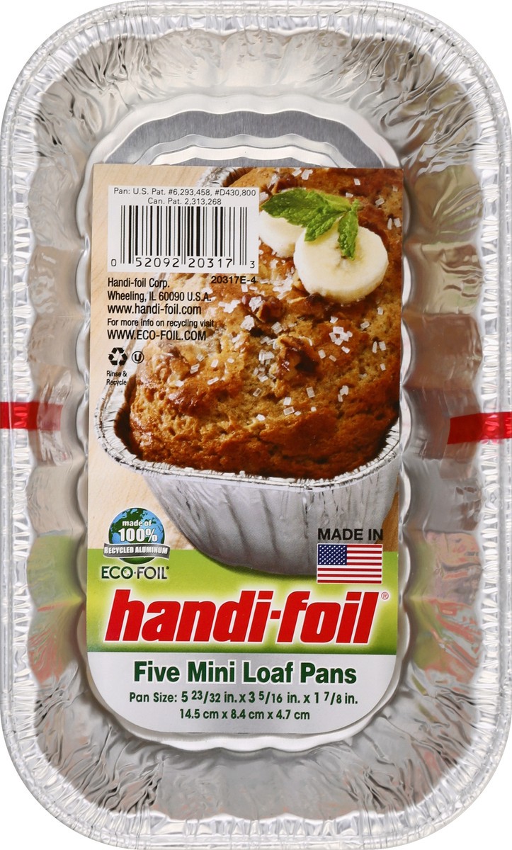 slide 2 of 4, Handi Foil Loaf Pans 5 ea, 5 ct